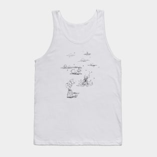 Space Landing Tank Top